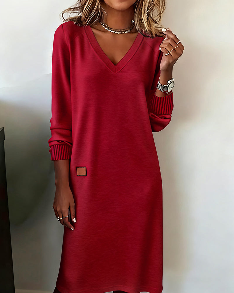 Women's Dress V-neck