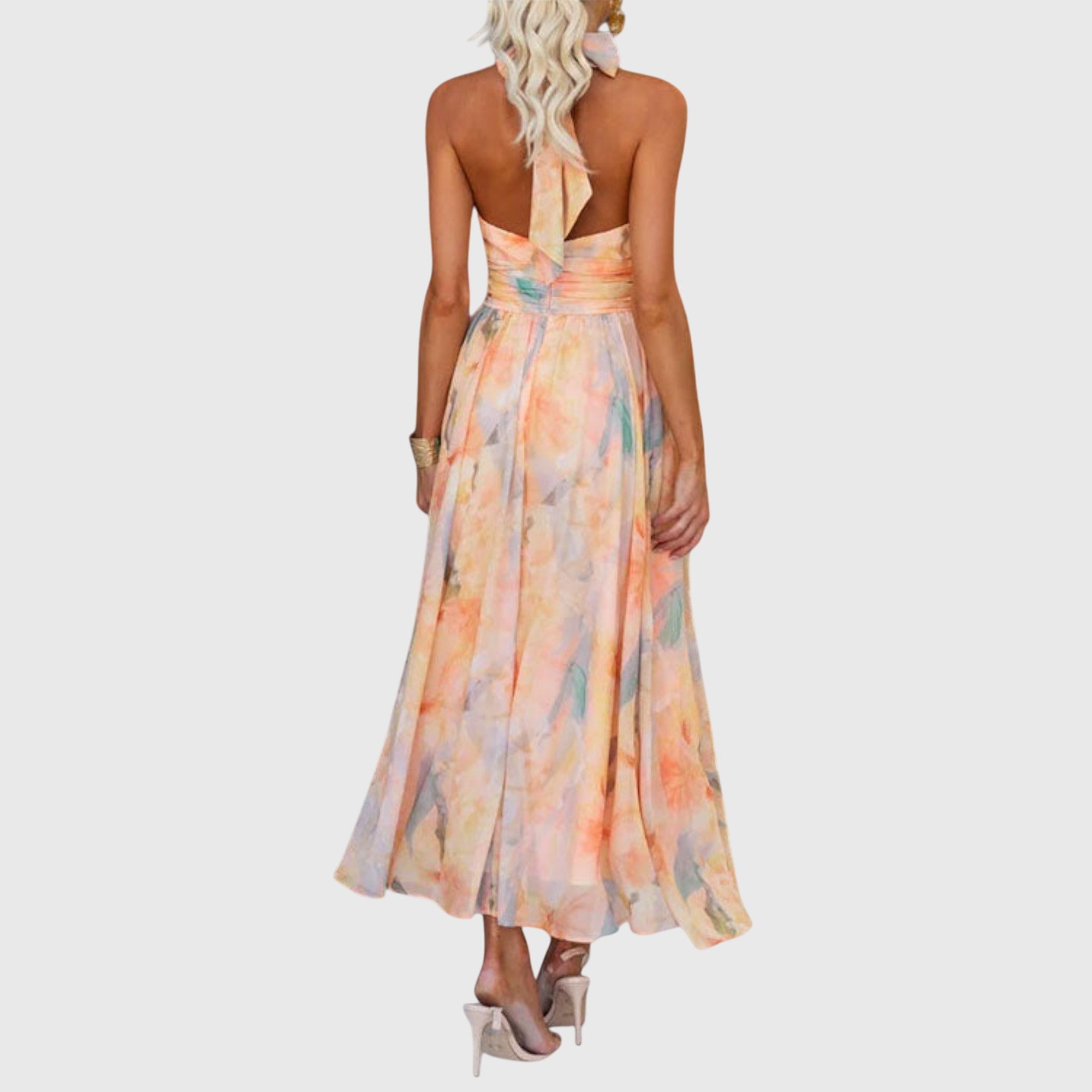 Women's Maxi Dress halter neck