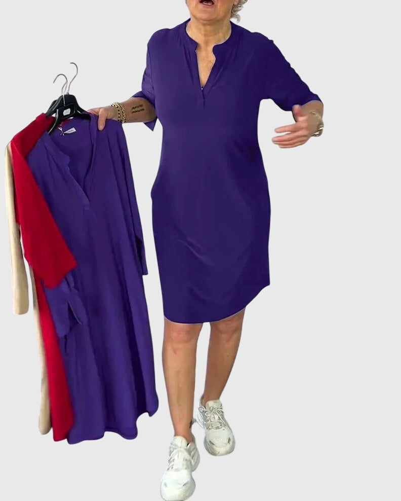 Women's Dress V-neck