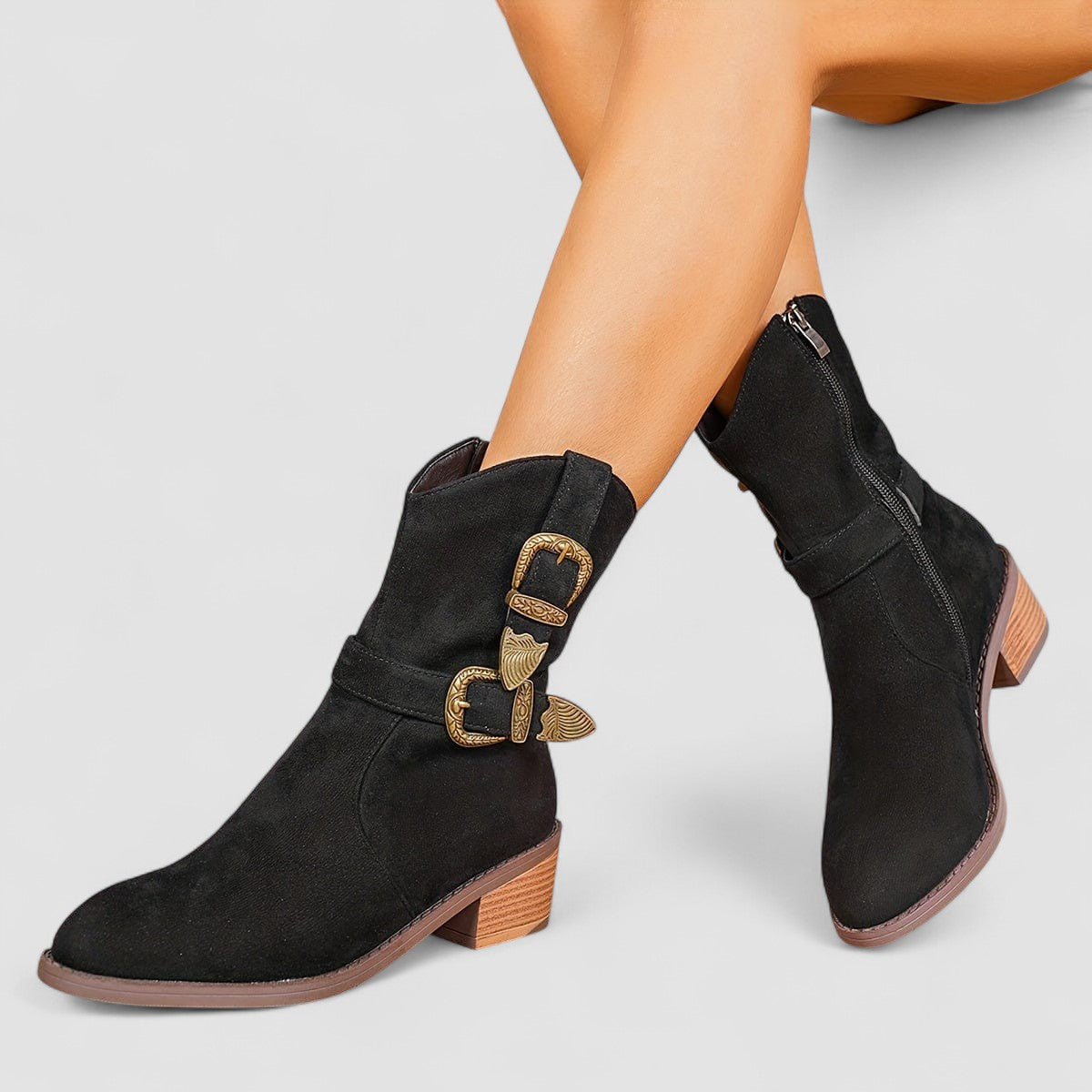Women's Dress Suede orthopedic support