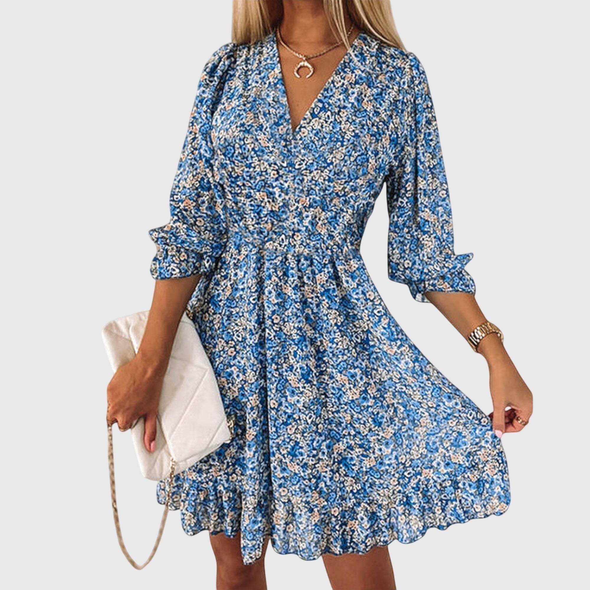 Women's Dress puff sleeves