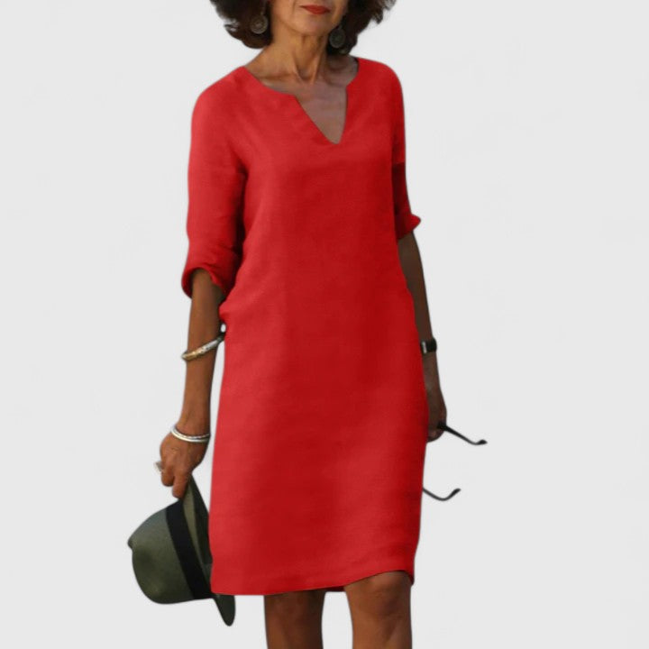 Women's Dress V-neck