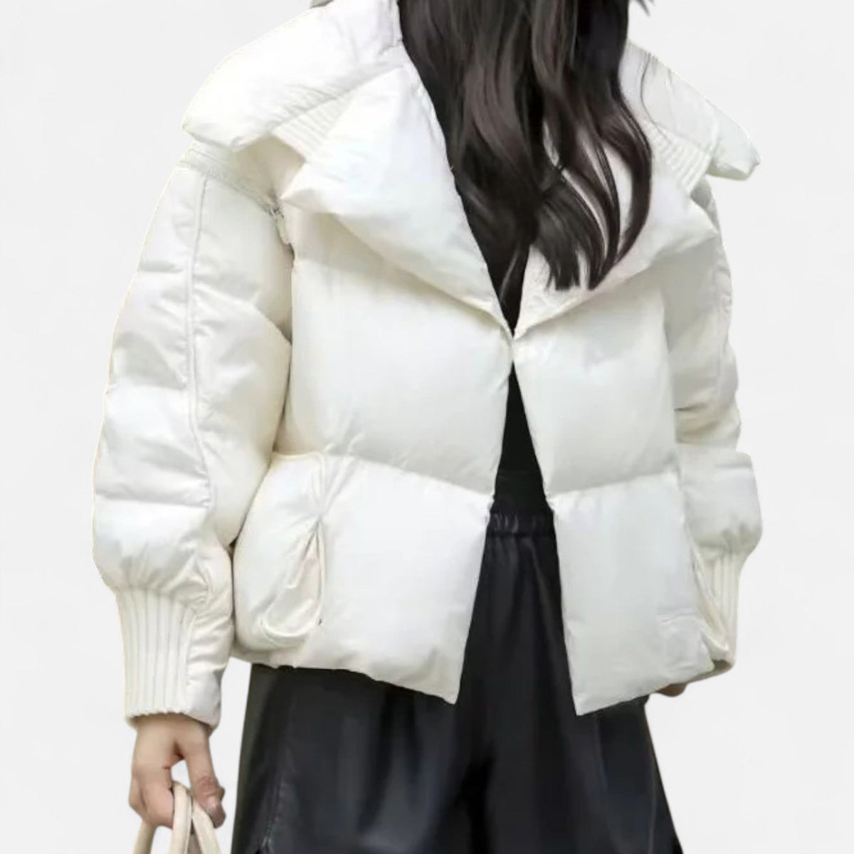 Women's Down Jacket with Removable Sleeves