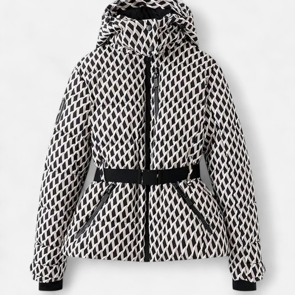 Women's Fitted Ski Jacket Technical Elegant Winter Performance