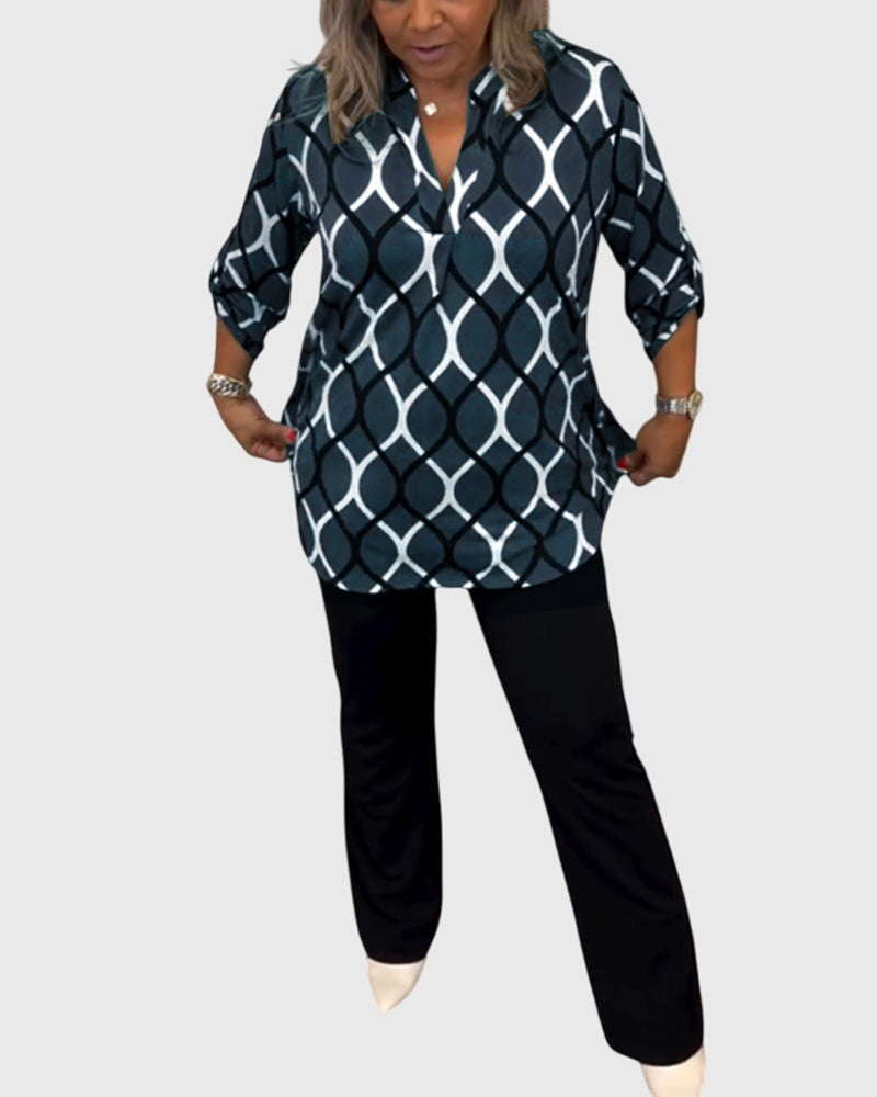Women's Blouse V-neck