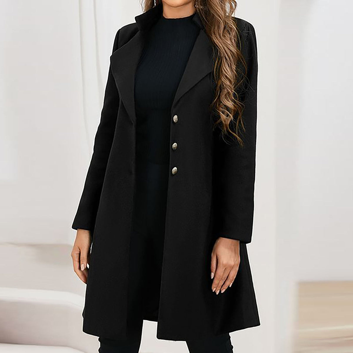 Women's Premium Tailored Coat Italian Craftsmanship