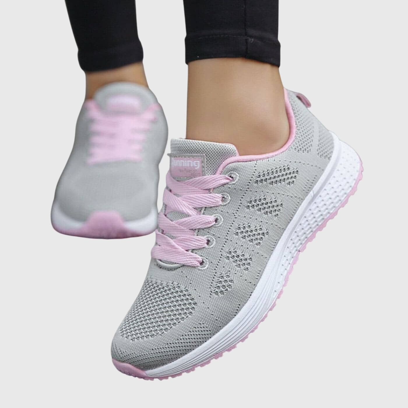 Baskets femme avec soutien orthopédique