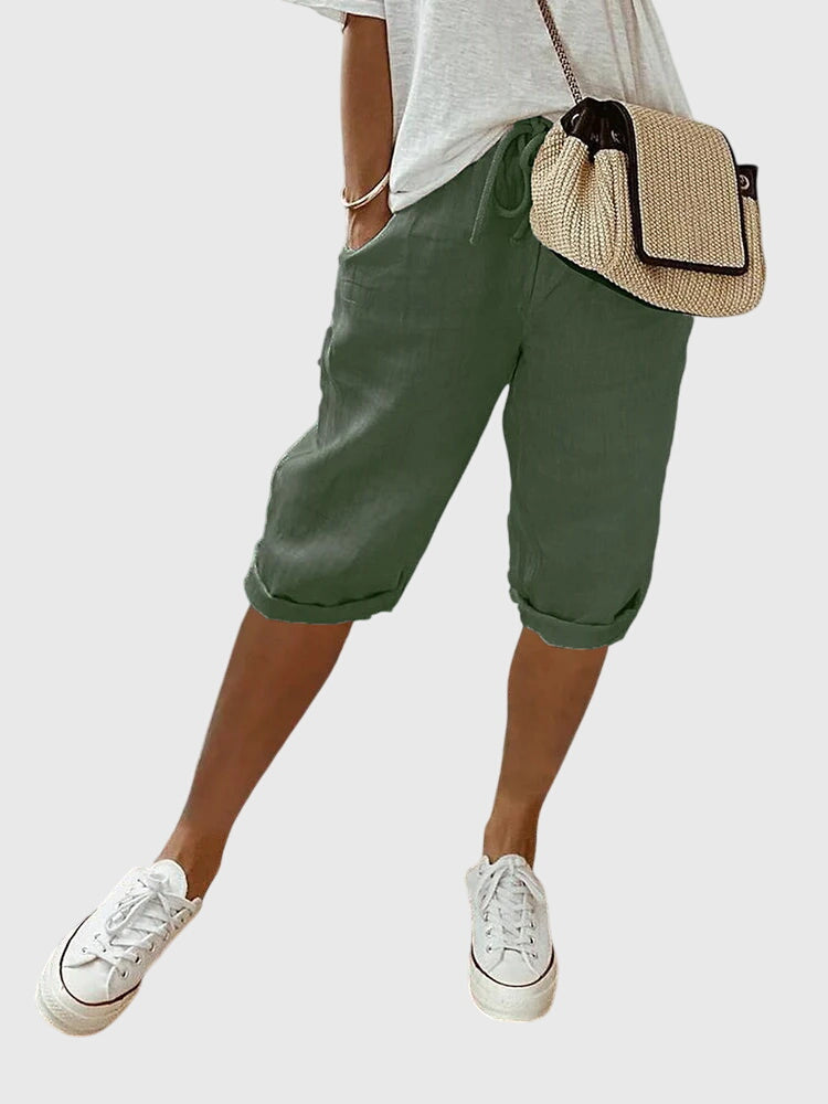 Women's Wide-Leg Pants side pockets