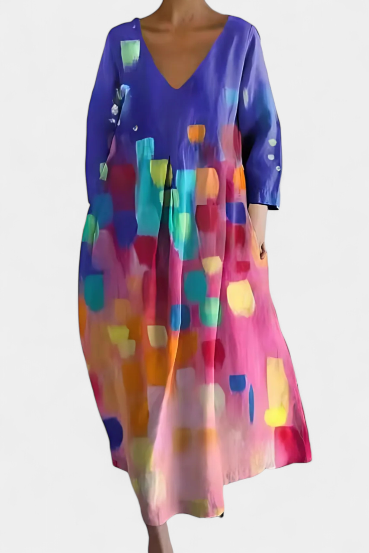 Women's Dress V-neck
