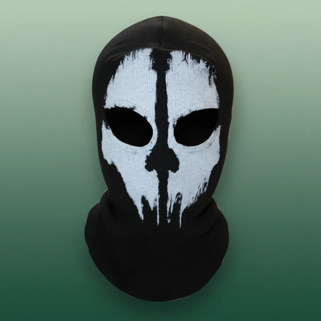 Full-Face Skeleton Balaclava Unisex Halloween Cosplay Costume