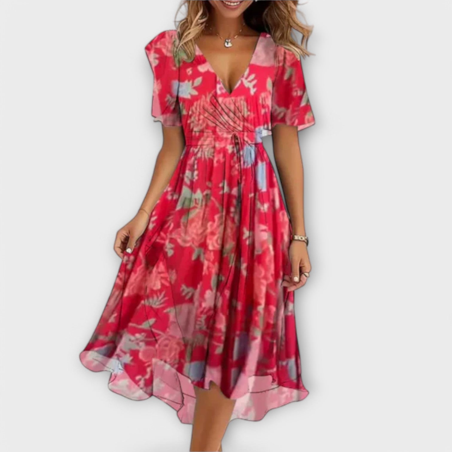 Women's Maxi Dress V-neck