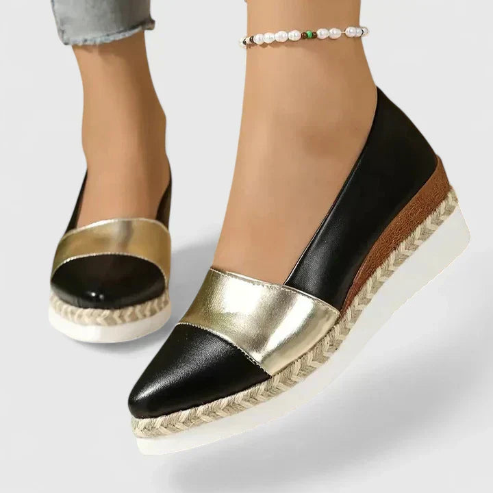 Mocasines para mujer con soporte ortopédico