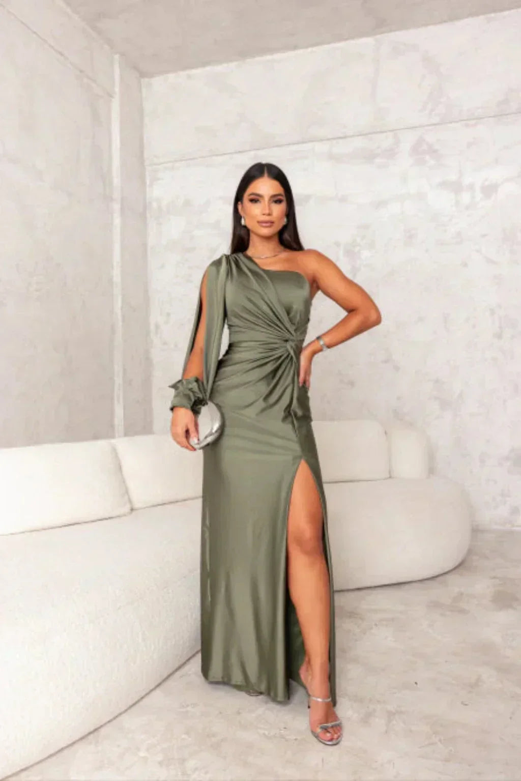 Women's Evening Dress Satin