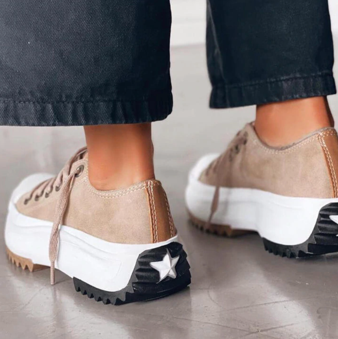 Zapatillas deportivas informales para mujer, silueta depurada y diseño ligero