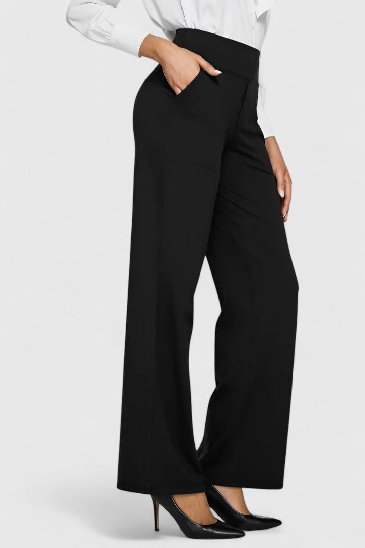 Women's Wide-Leg Pants side pockets