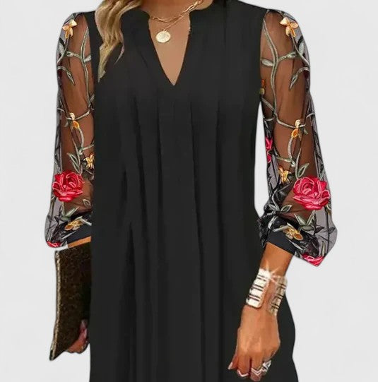 Vestido para mujer con escote en V