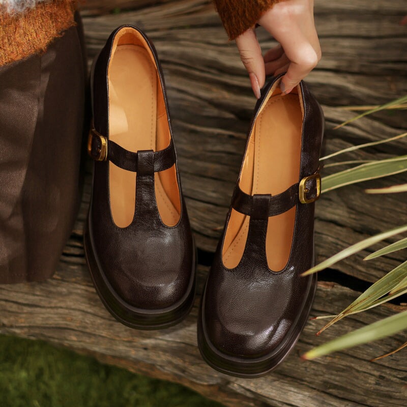 Women's Mary Janes Leather
