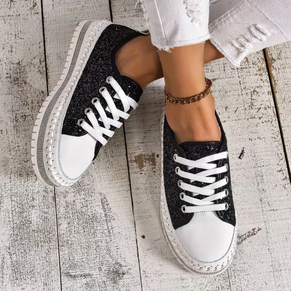 Baskets femme avec soutien orthopédique