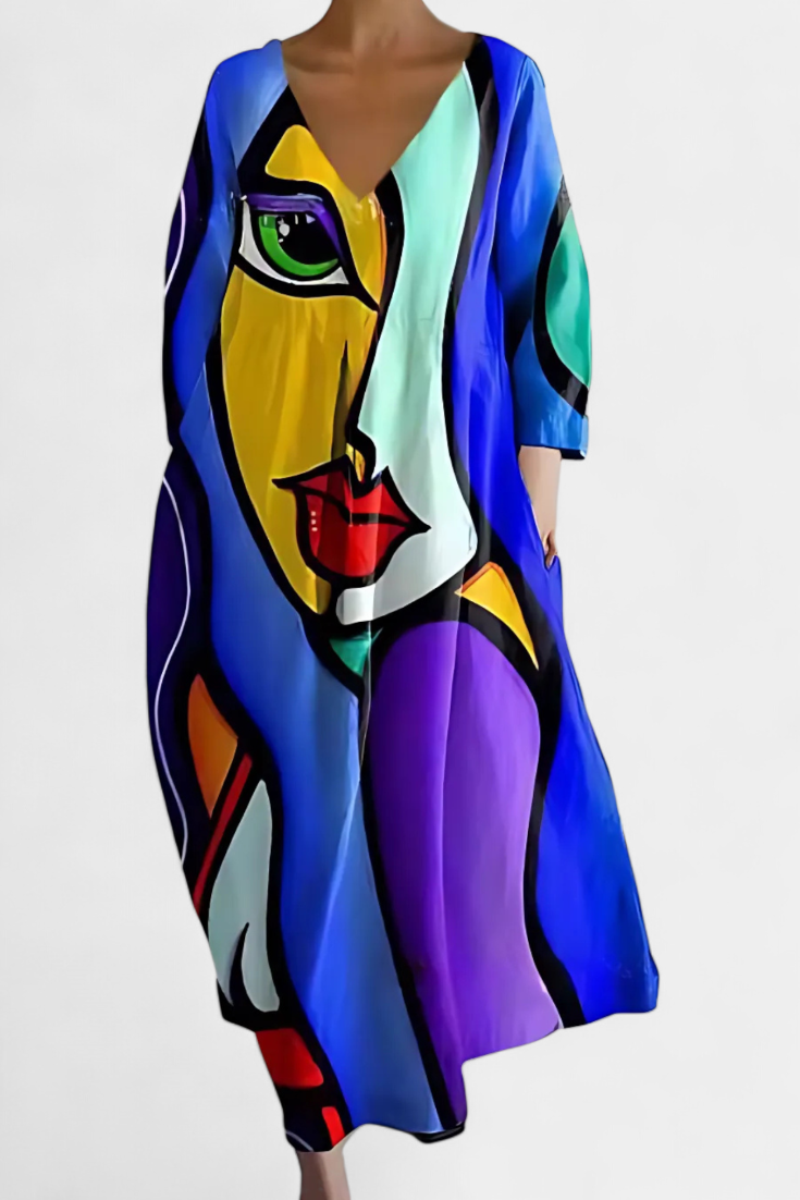 Women's Dress V-neck
