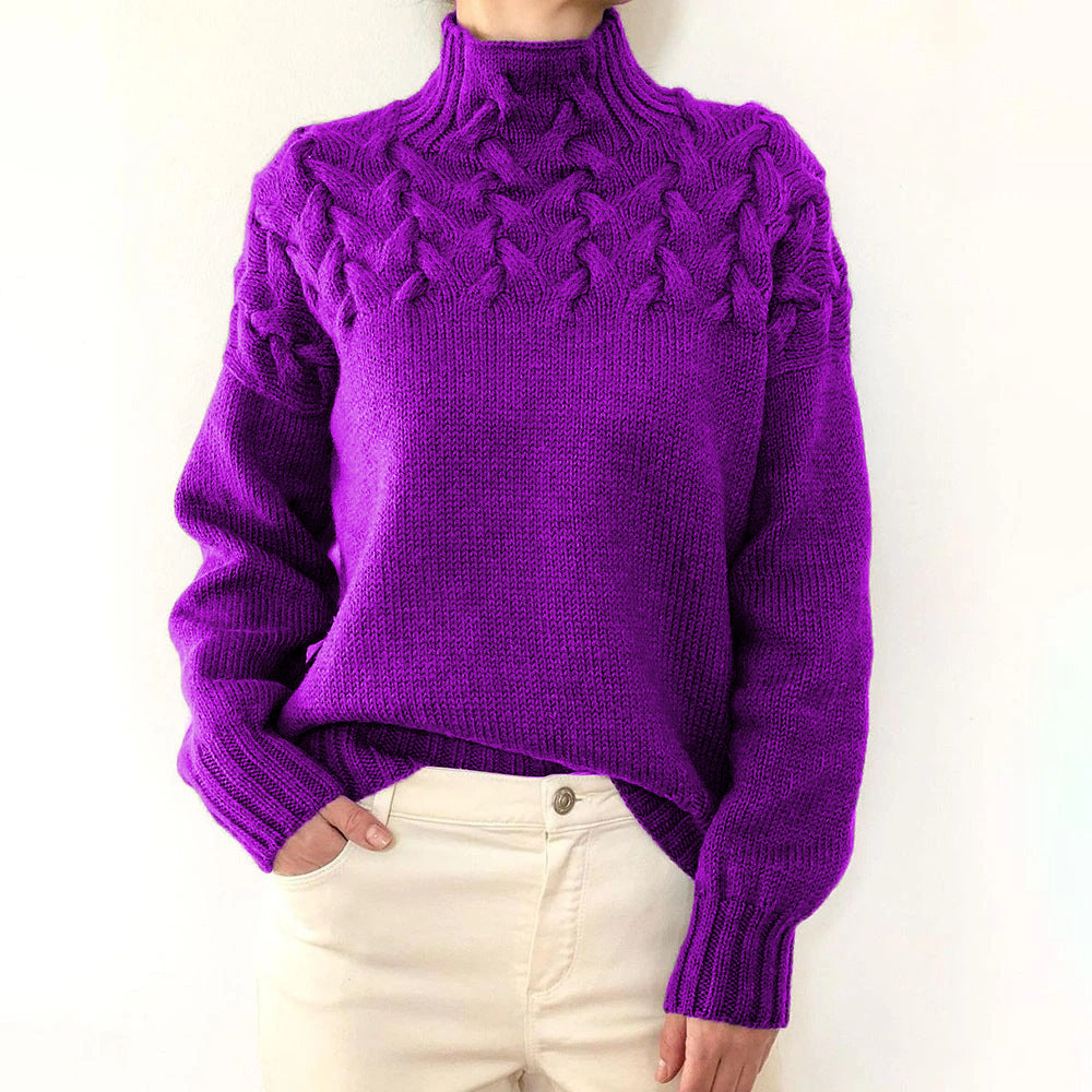 Pull femme à nouer devant