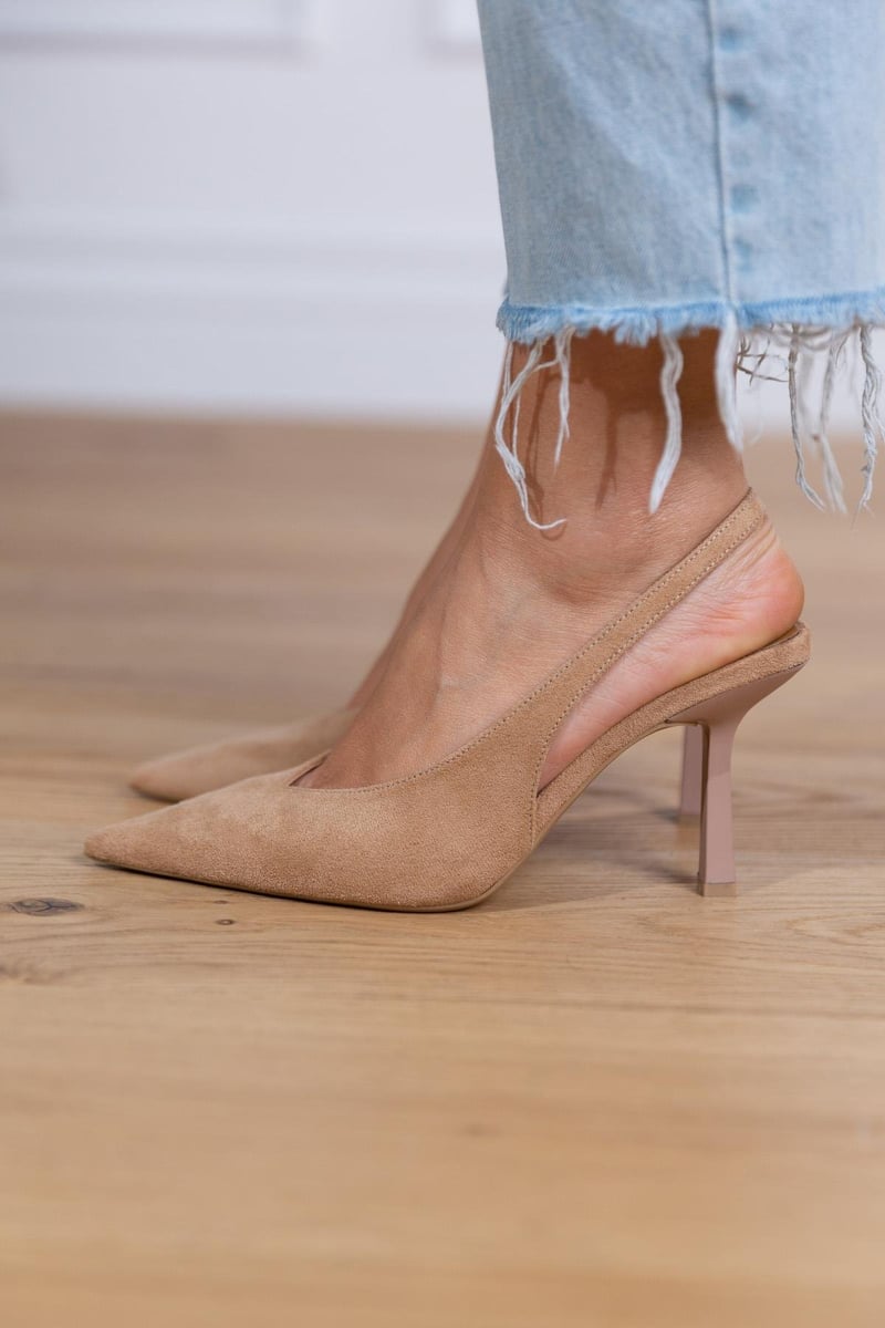 Robe en daim pour femme
