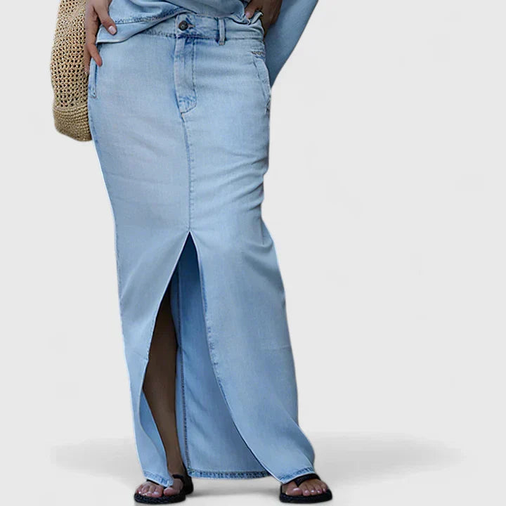 Women's Maxi Dress Denim