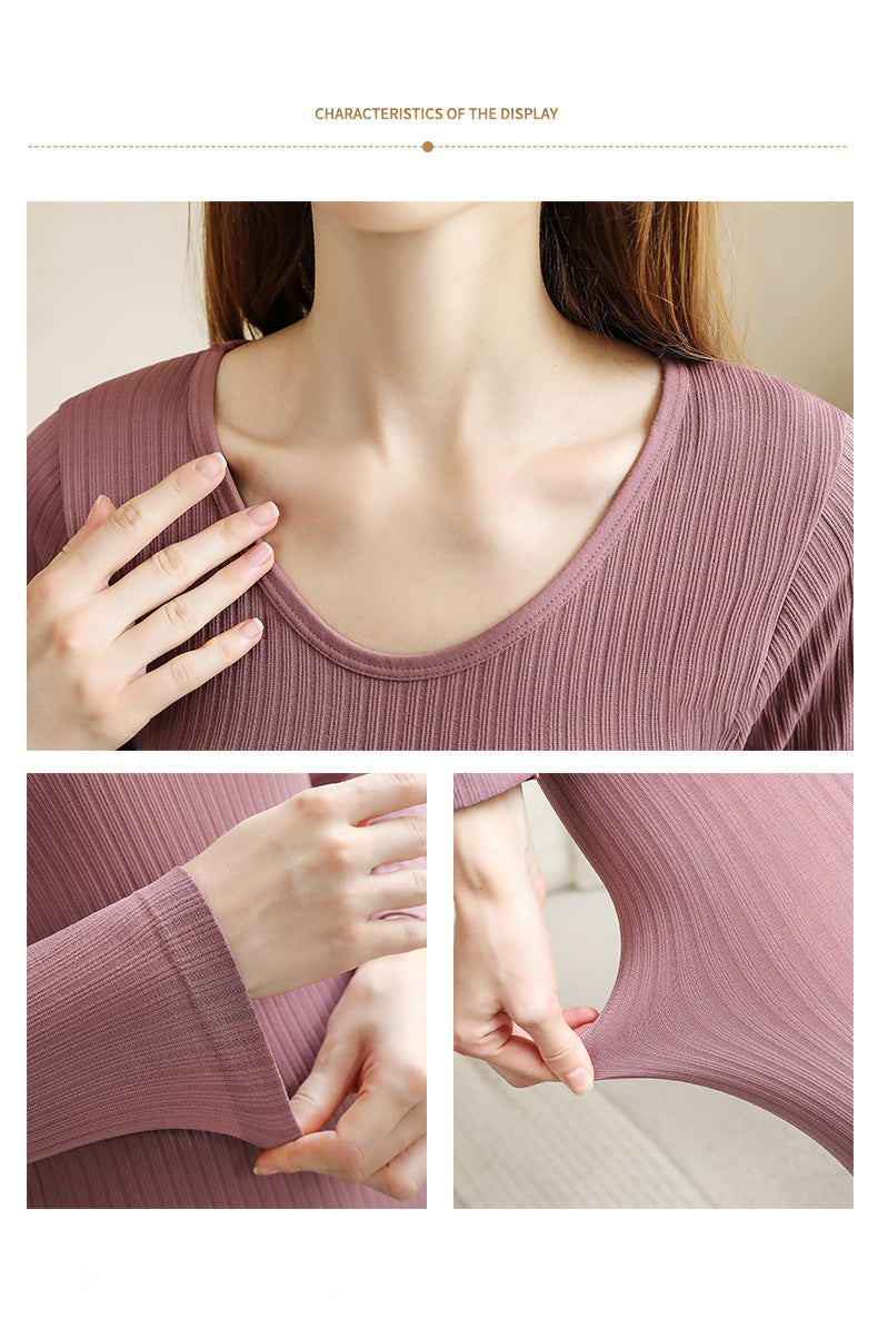 Conjunto de ropa interior térmica para mujer con efecto moldeador
