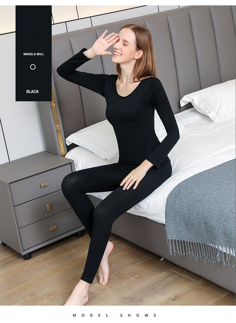 Conjunto de ropa interior térmica para mujer con efecto moldeador