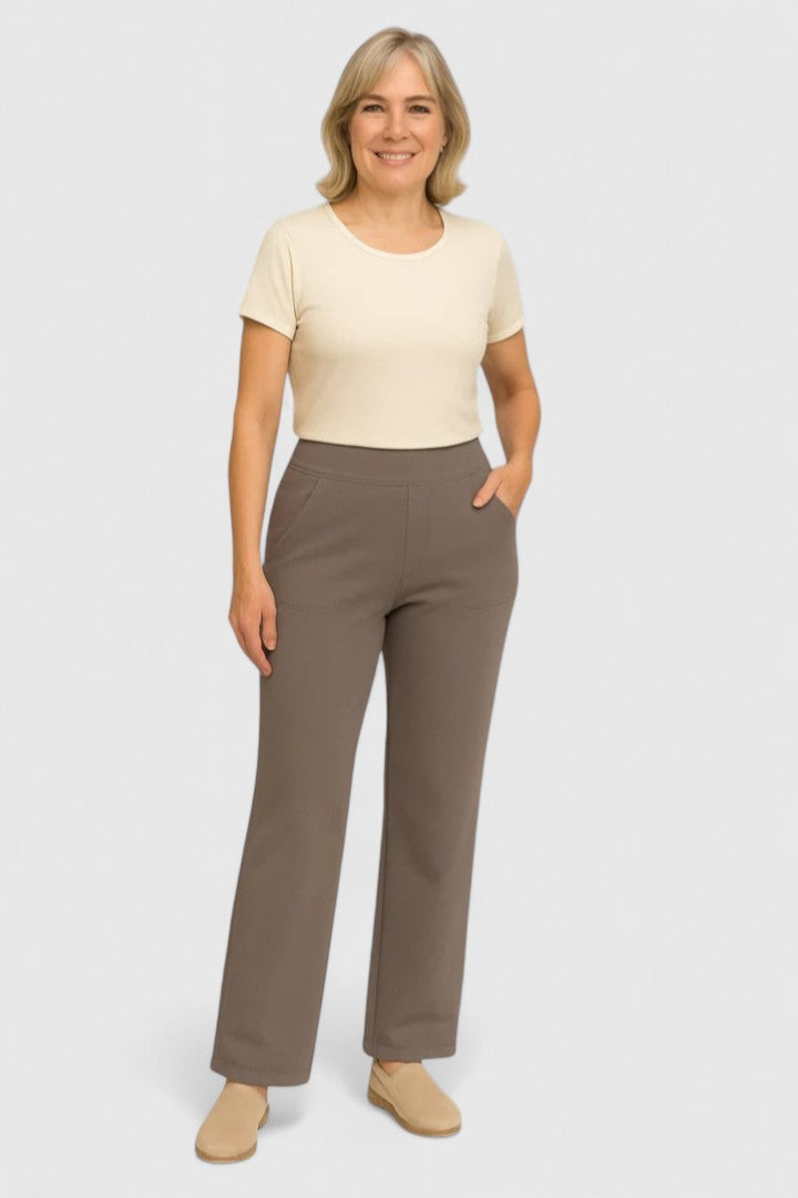 Women's Wide-Leg Pants side pockets