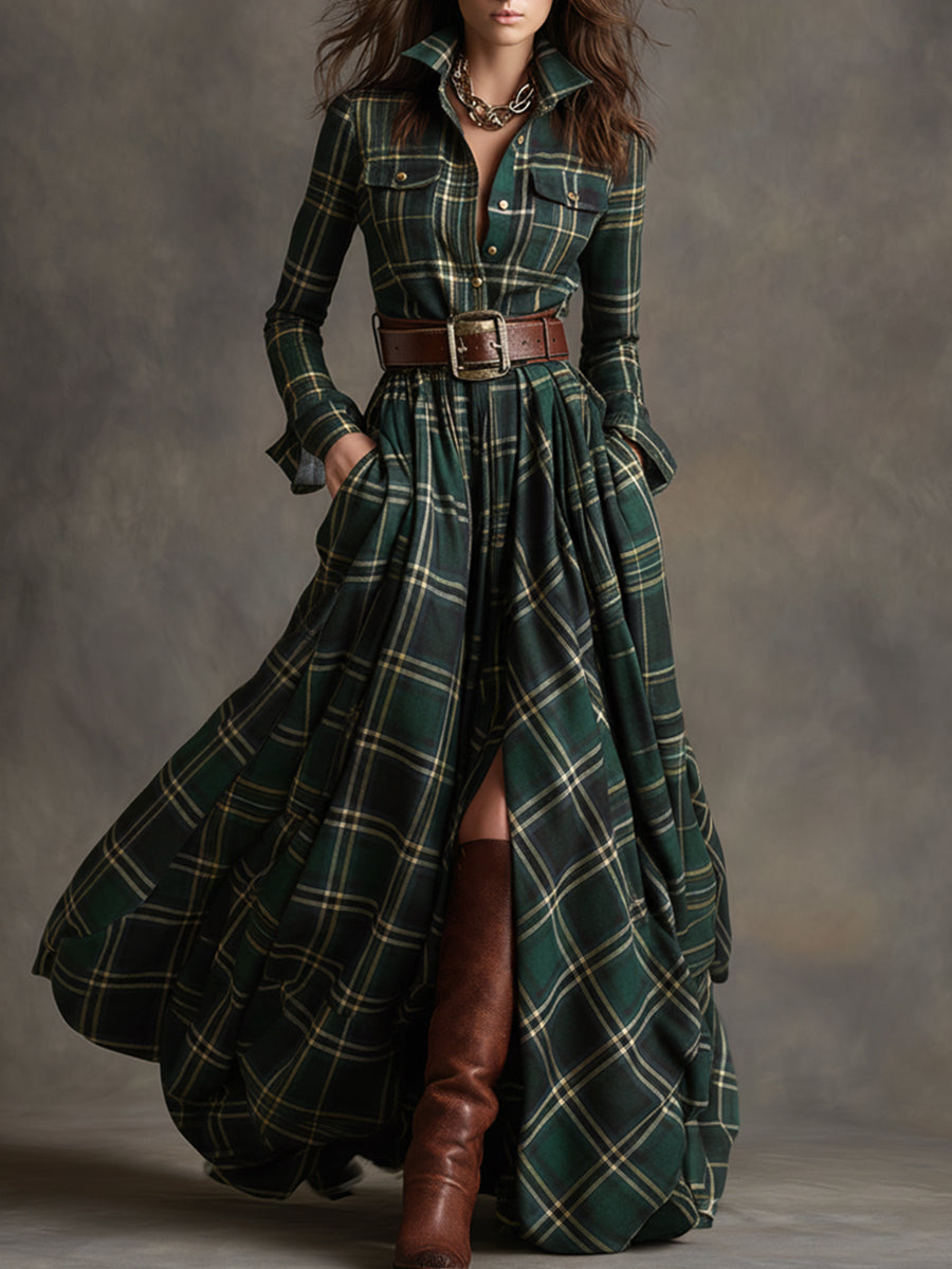 Women's Shirt Dress removable waist belt