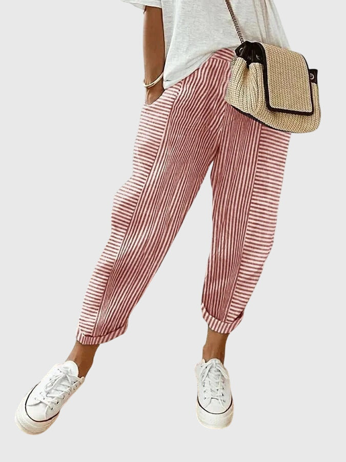 Women's Wide-Leg Pants side pockets