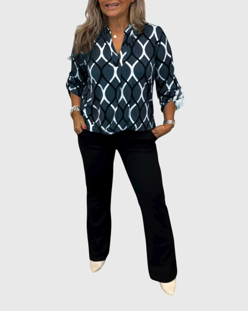 Women's Blouse V-neck