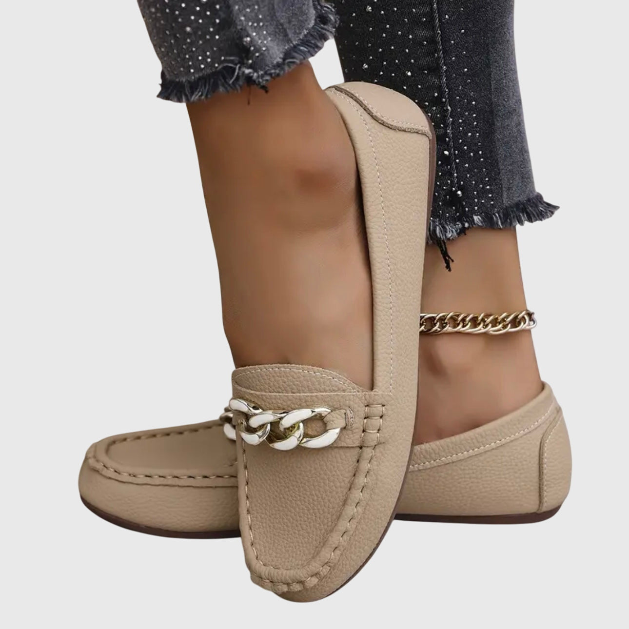 Mocasines para mujer con soporte ortopédico