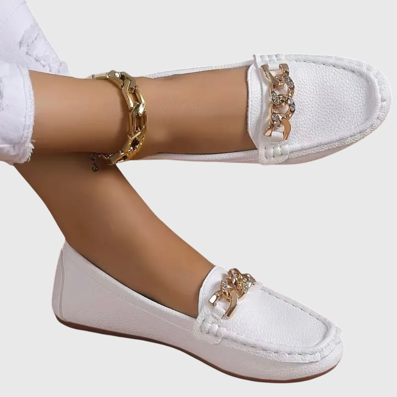 Mocasines para mujer con soporte ortopédico