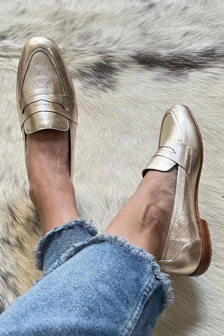 Mocasines para mujer de mezclilla