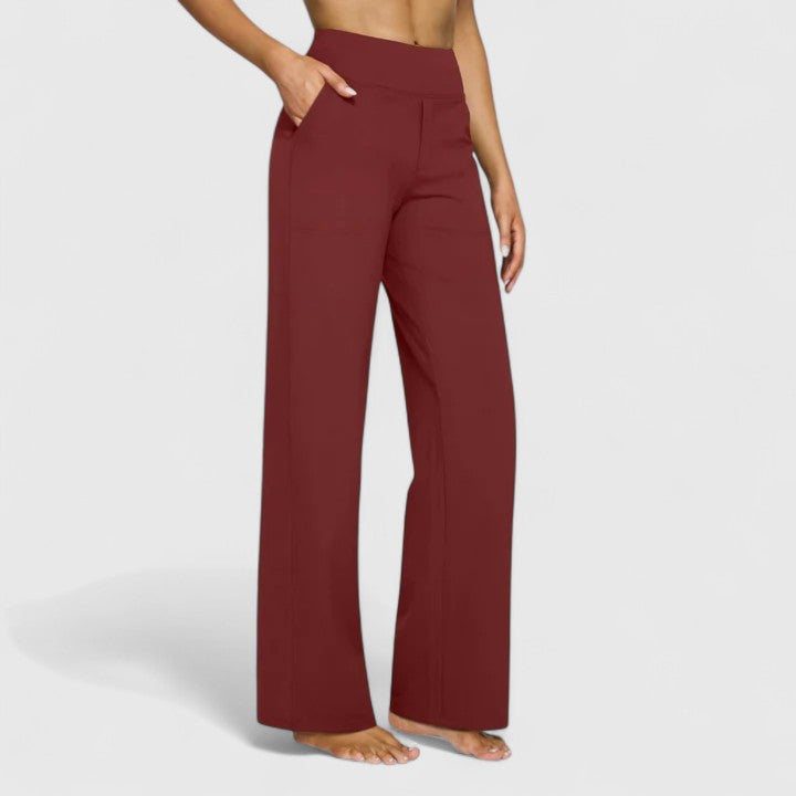 Women's Wide-Leg Pants side pockets
