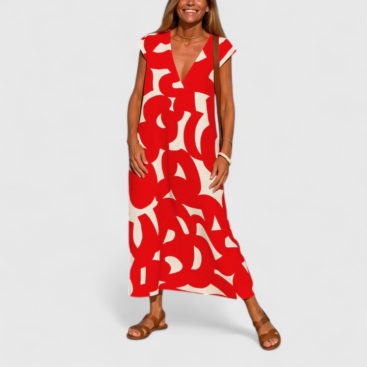Women's Dress V-neck