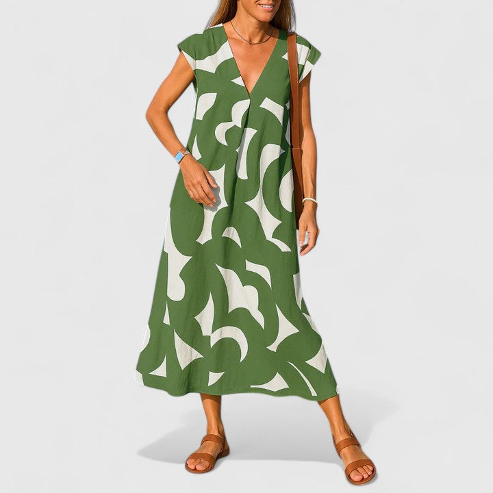 Women's Dress V-neck