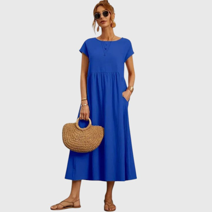 Women's Midi Dress side pockets