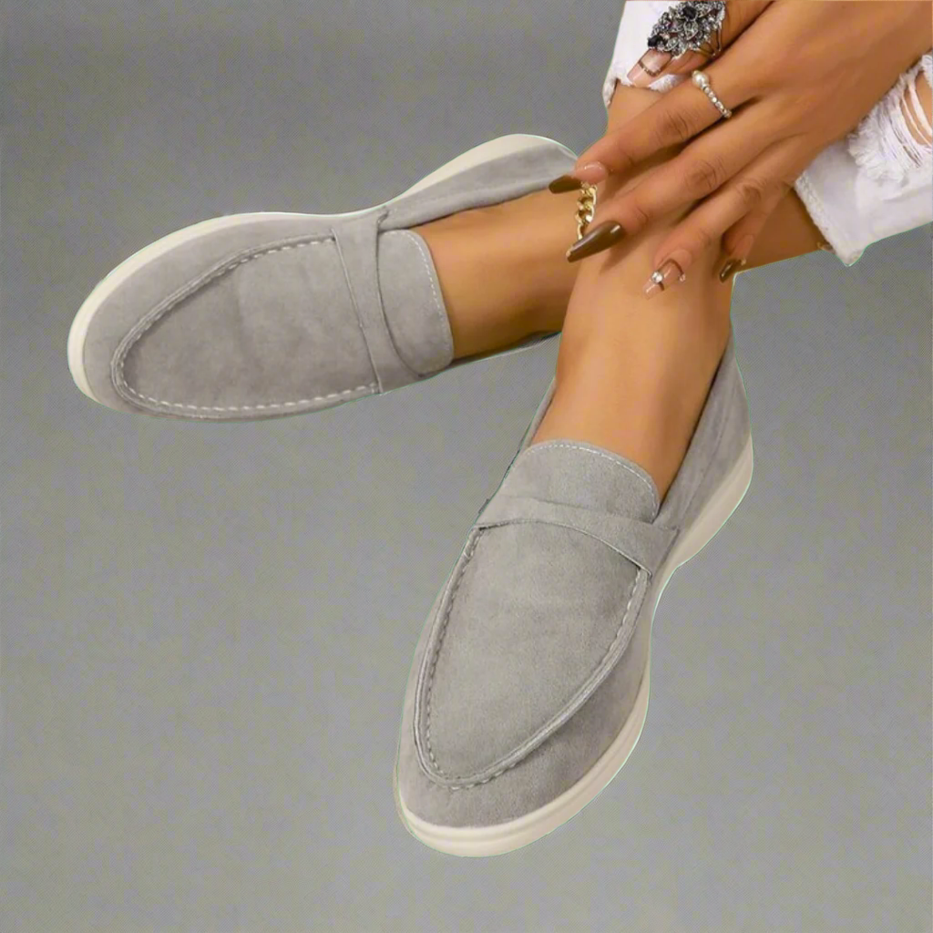 Mocasines para mujer de mezclilla