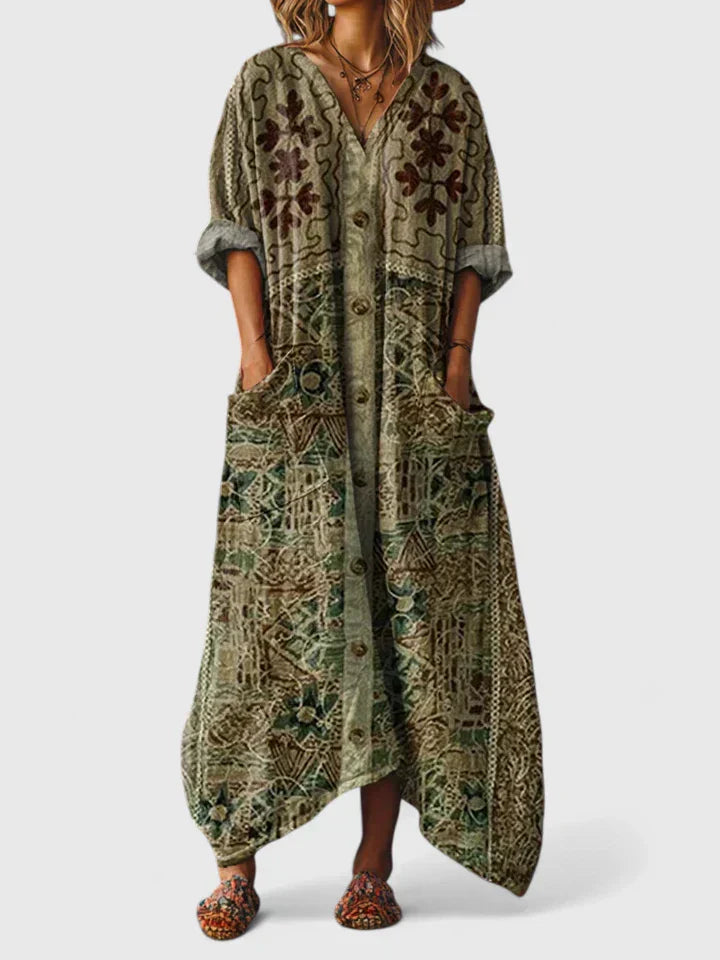 Women's Dress V-neck