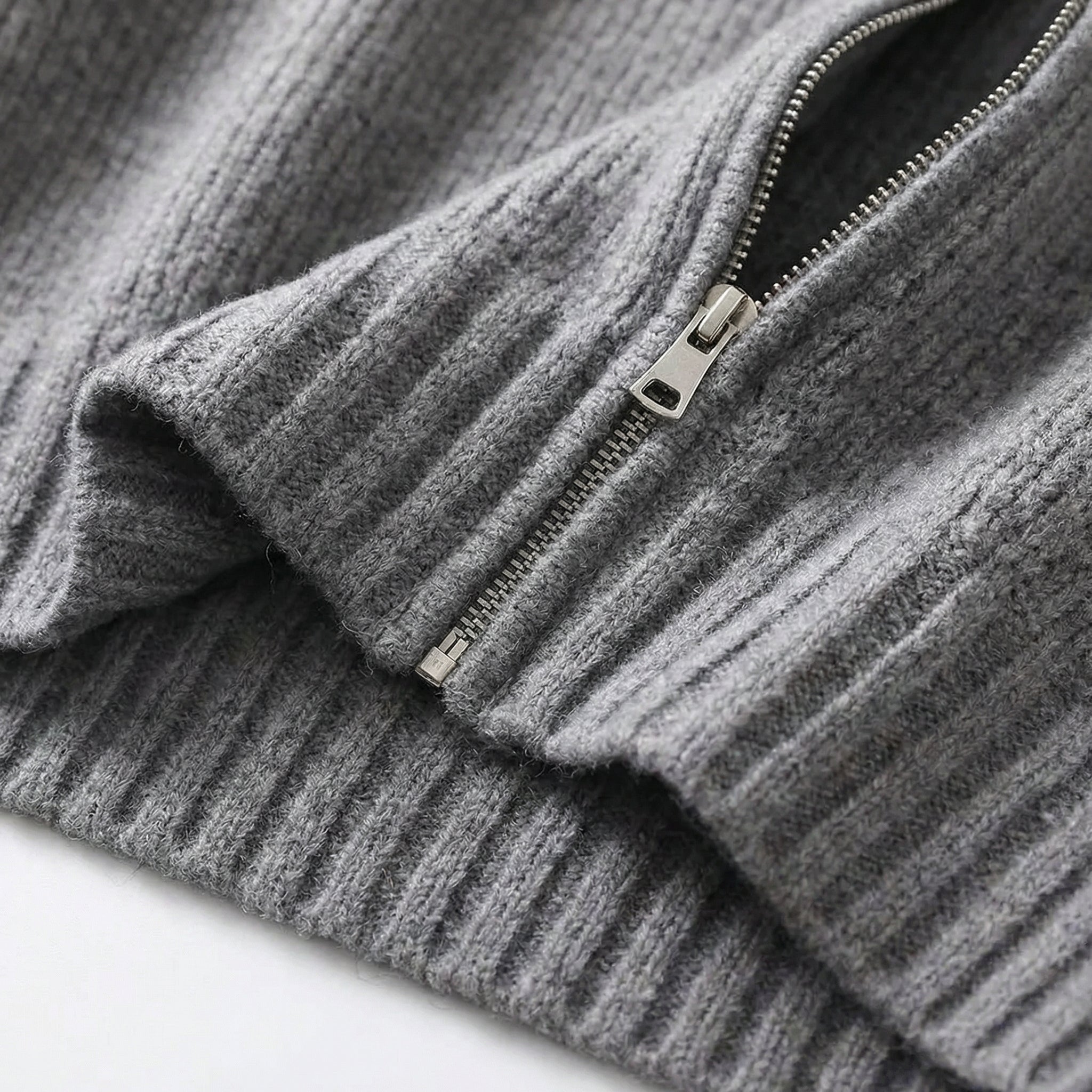 Women's Cotton Sweater Jacket Tailored Soft Knit