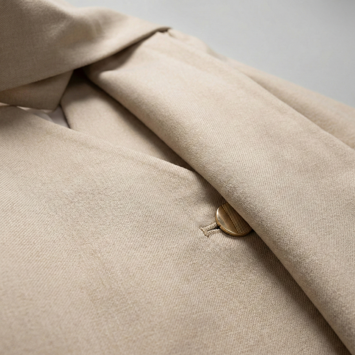 Women's Cotton-Blend Blazer Scarf Collar Loose Fit