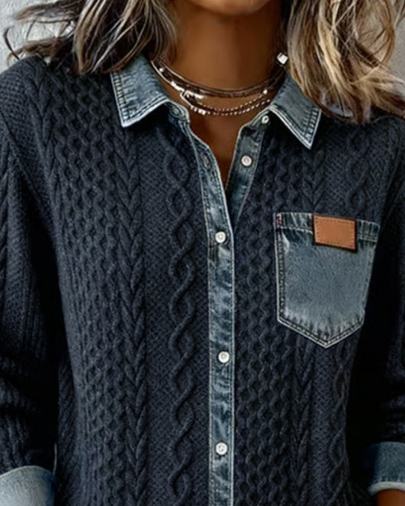 Women's Blouse Denim