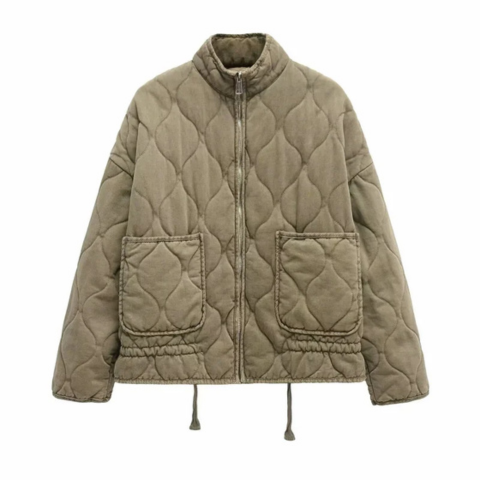 Women's Quilted Padded Jacket Warm Everyday Layer