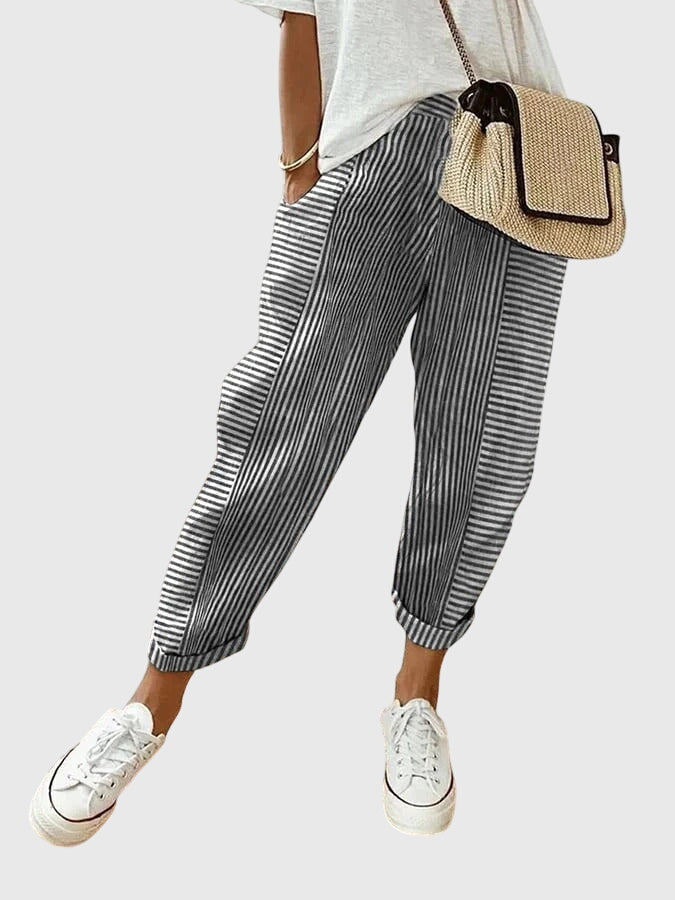 Women's Wide-Leg Pants side pockets