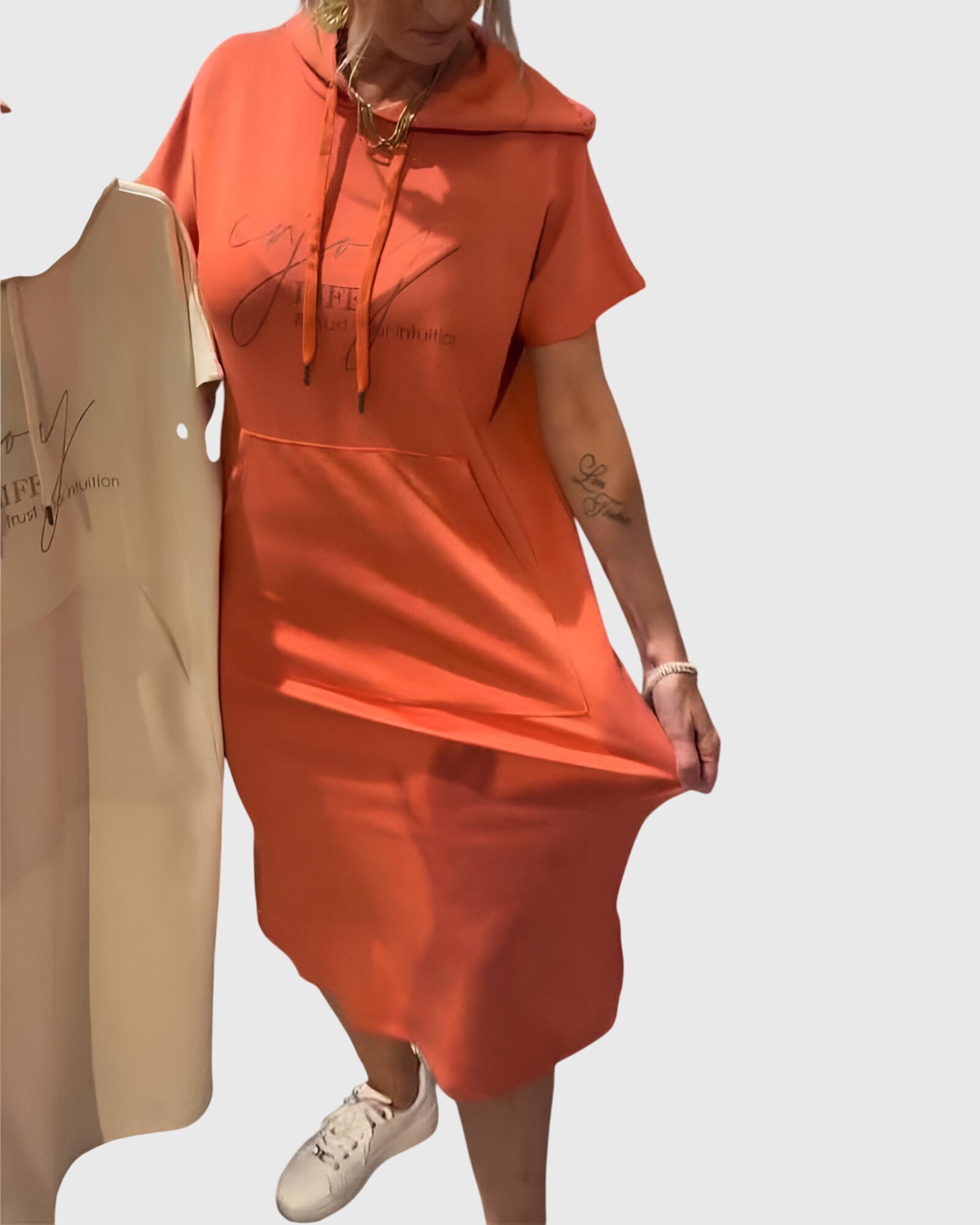 Women's Midi Dress side pockets