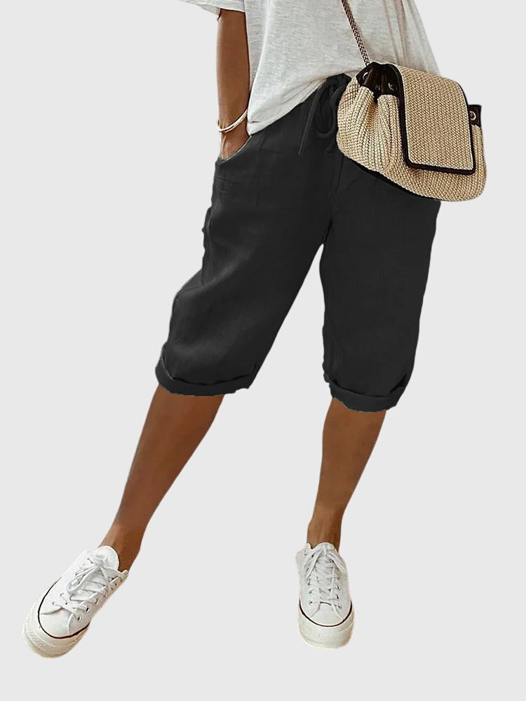 Women's Wide-Leg Pants side pockets