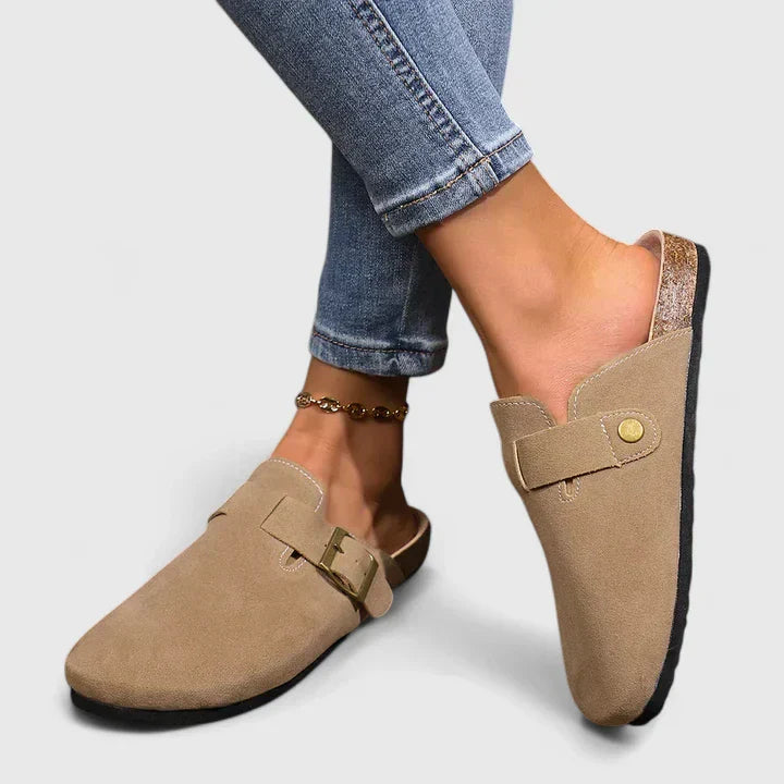 Mocasines para mujer con soporte ortopédico