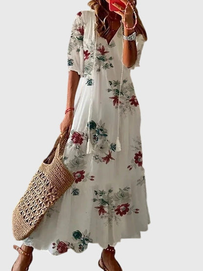 Women's Summer Dress V-neck
